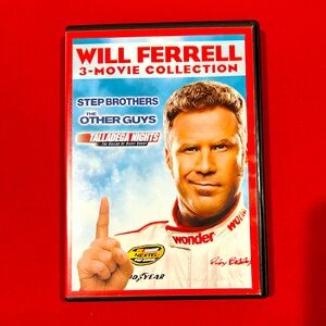 Will Ferrel DVD - Talledega Nights, Step Brothers, The Other Guys - 3 in one.